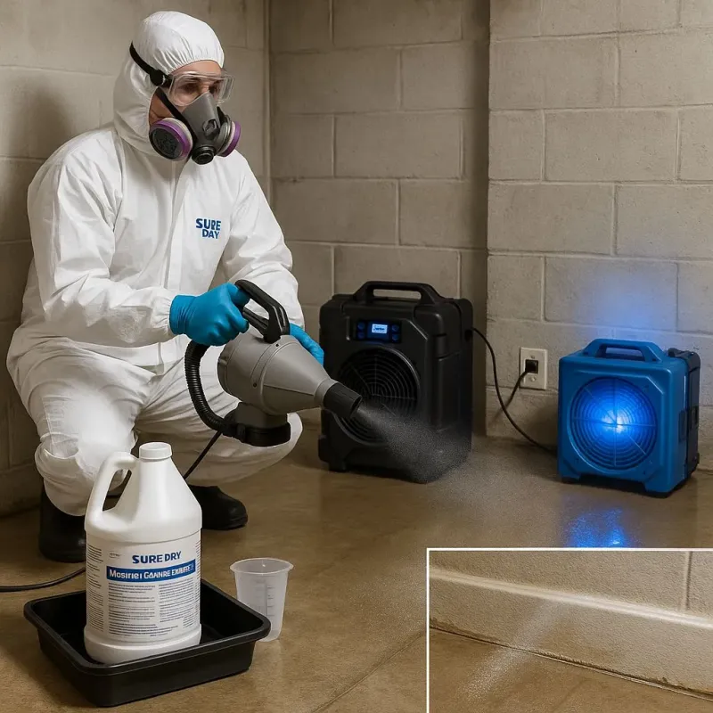 Sanitization and Odor Removal process in Dansville, NY