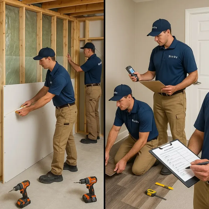 Repairs and Reconstruction process in Dansville, NY